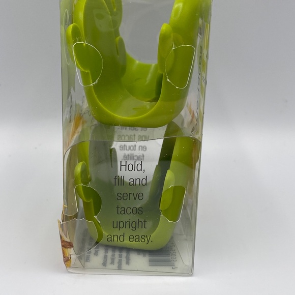 JOIE Cactus-Shaped Easy-Filling Taco Shell Holder Stands 4-Pc BPA Free Plastic - Picture 4 of 6
